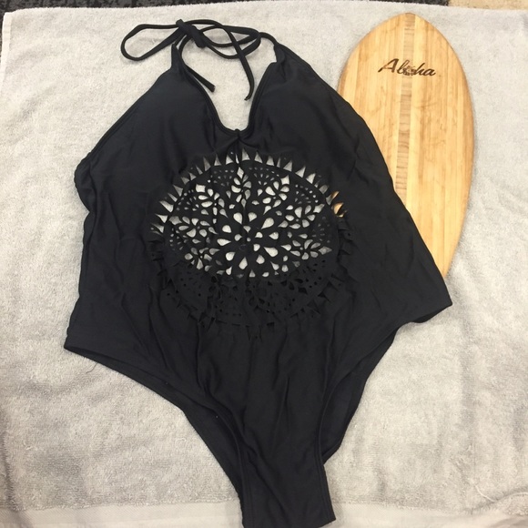 Small-LAST 1❌StarBurst Cut-Out Monokini - Picture 2 of 5